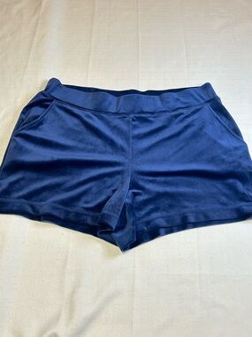 Juicy Couture Navy Blue Stretch Bike Shorts